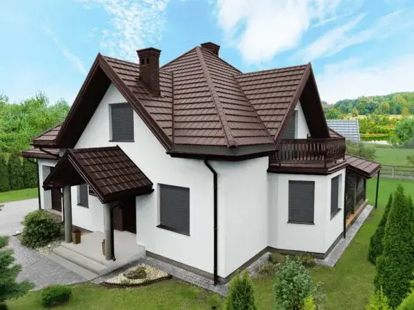 Jaki kolor elewacji do brązowego dachu i brązowych okien wybrać, aby zachwycać?